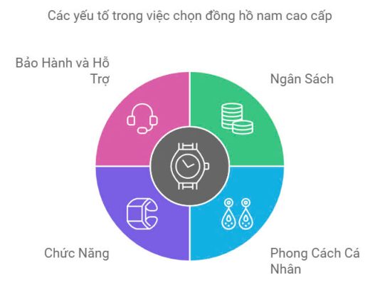 Cách chọn mua đồng hồ nam cao cấp