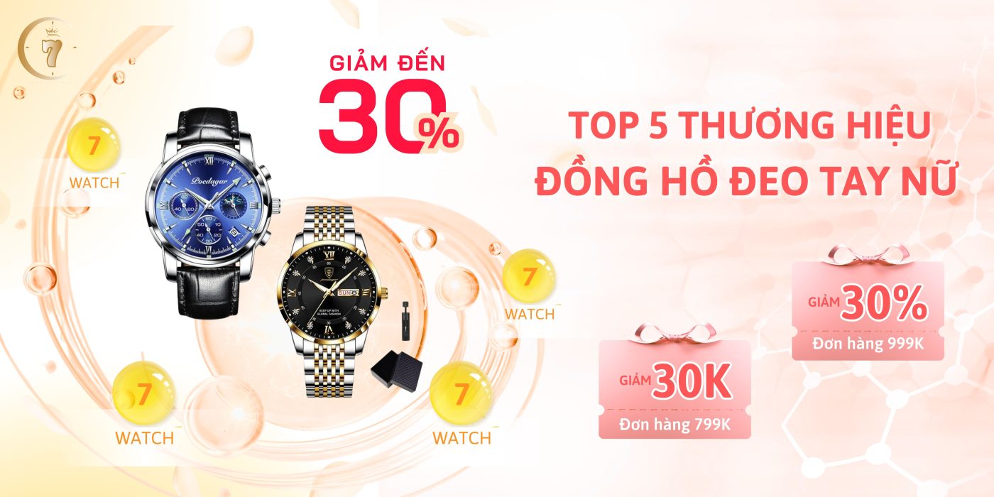 TOP 5 ĐỒNG HỒ ĐEO TAY NỮ